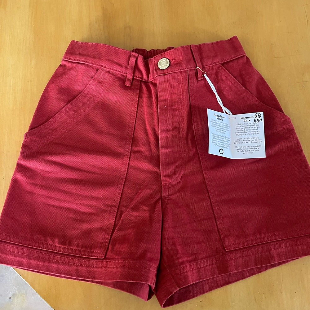 New Big Bud Press Red Shorts Size XS